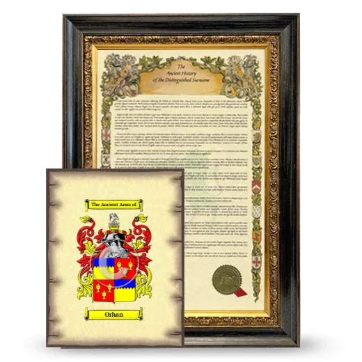 Orhan Framed History and Coat of Arms Print - Heirloom