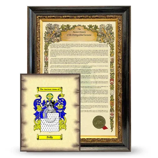 Pelly Framed History and Coat of Arms Print - Heirloom