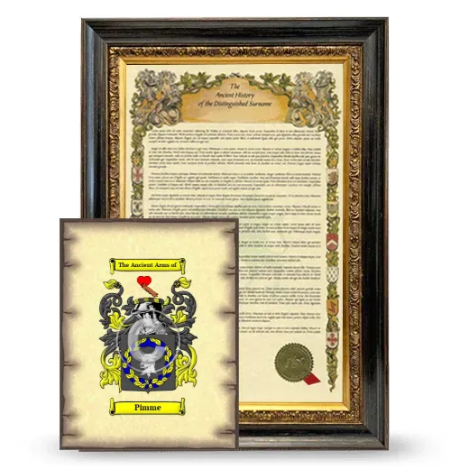 Pimme Framed History and Coat of Arms Print - Heirloom