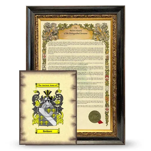 Redmer Framed History and Coat of Arms Print - Heirloom