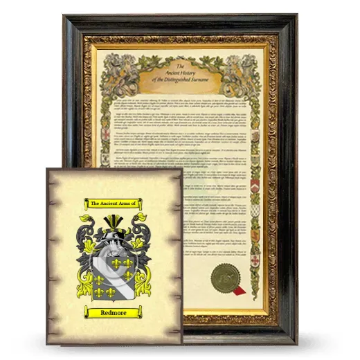 Redmore Framed History and Coat of Arms Print - Heirloom