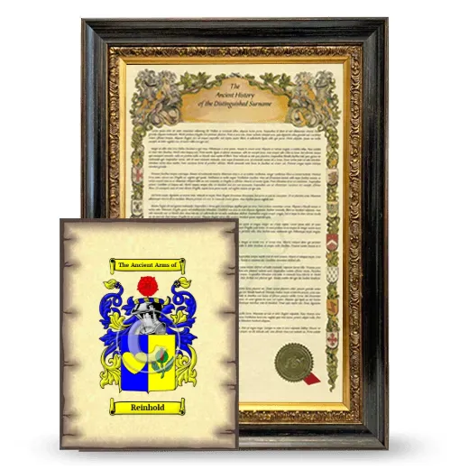Reinhold Framed History and Coat of Arms Print - Heirloom