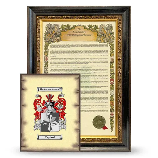 Taylard Framed History and Coat of Arms Print - Heirloom