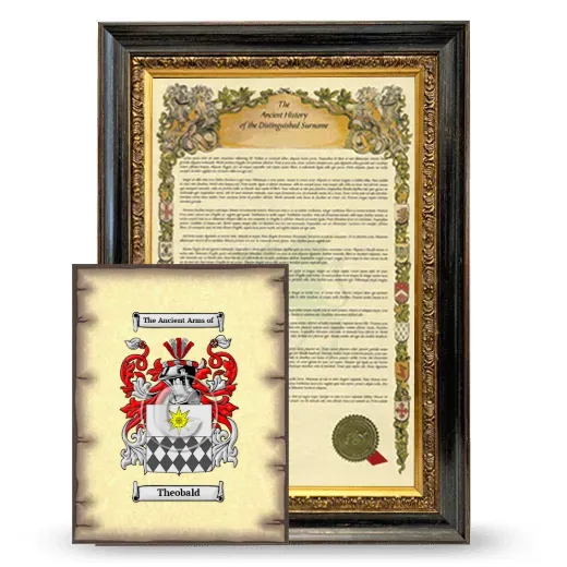 Theobald Framed History and Coat of Arms Print - Heirloom