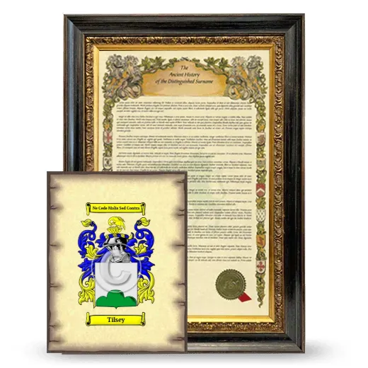 Tilsey Framed History and Coat of Arms Print - Heirloom
