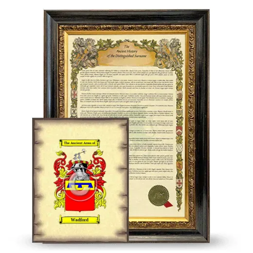 Wadford Framed History and Coat of Arms Print - Heirloom