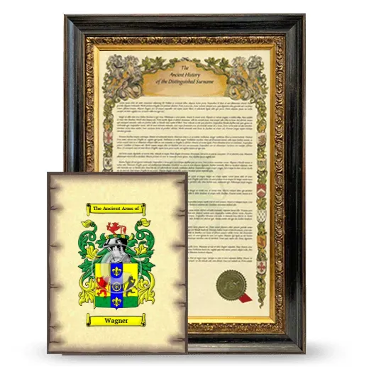 Wagner Framed History and Coat of Arms Print - Heirloom