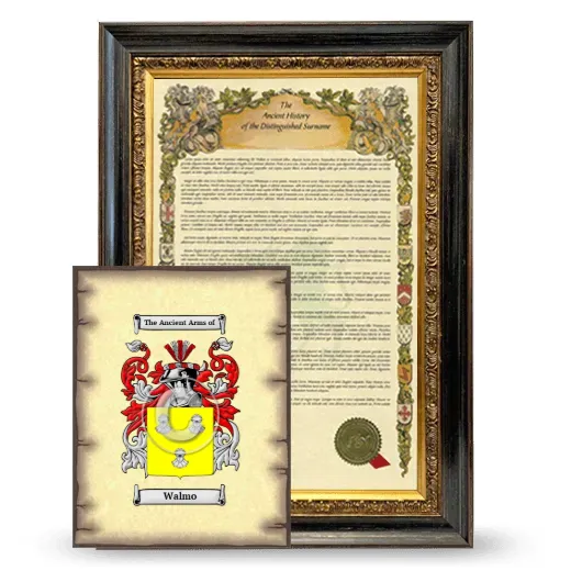 Walmo Framed History and Coat of Arms Print - Heirloom