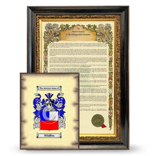 Whiffen Framed History and Coat of Arms Print - Heirloom