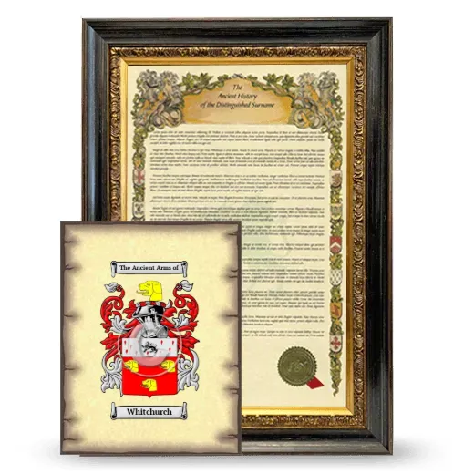 Whitchurch Framed History and Coat of Arms Print - Heirloom