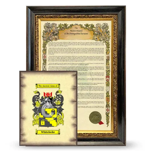 Whitelocke Framed History and Coat of Arms Print - Heirloom