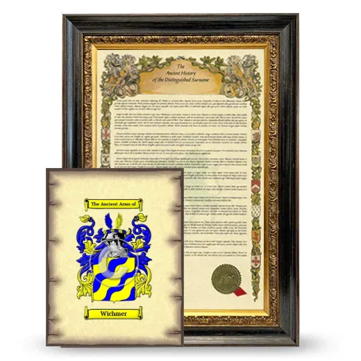 Wichmer Framed History and Coat of Arms Print - Heirloom