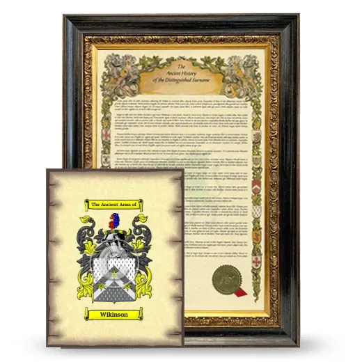 Wikinson Framed History and Coat of Arms Print - Heirloom