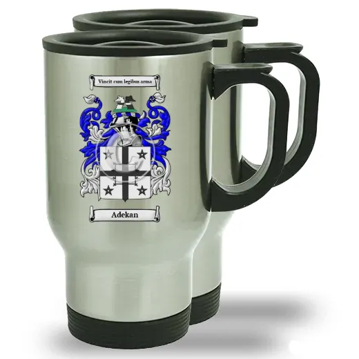 Adekan Pair of Steel Travel Mugs