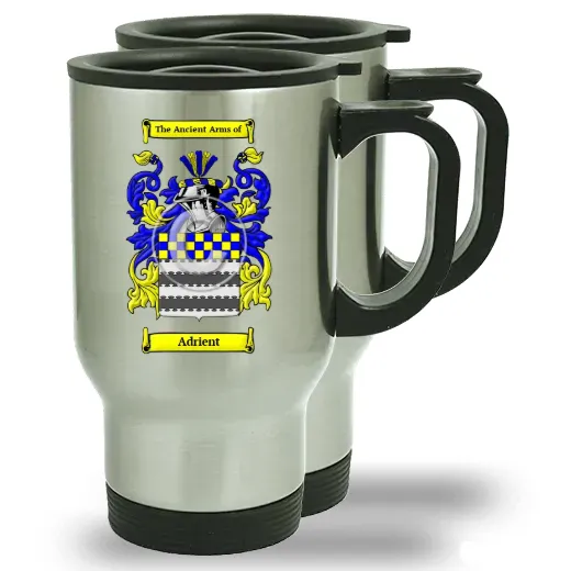Adrient Pair of Steel Travel Mugs
