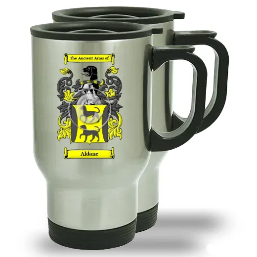 Aldane Pair of Steel Travel Mugs