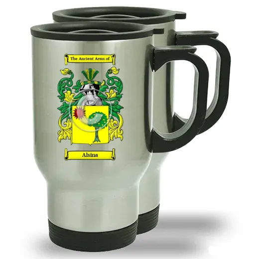 Alsina Pair of Steel Travel Mugs