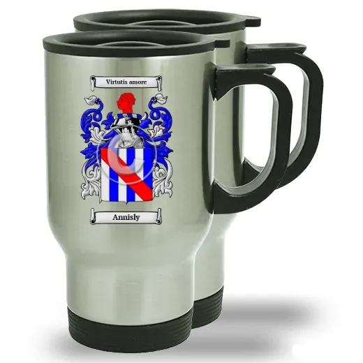 Annisly Pair of Steel Travel Mugs