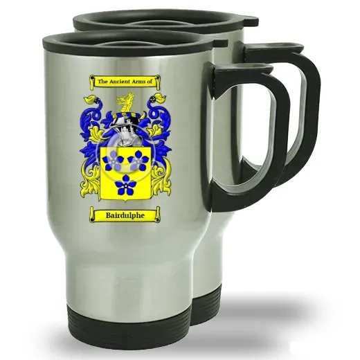 Bairdulphe Pair of Steel Travel Mugs