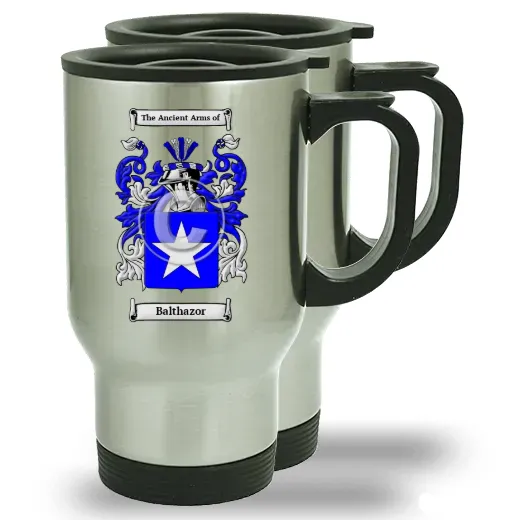 Balthazor Pair of Steel Travel Mugs
