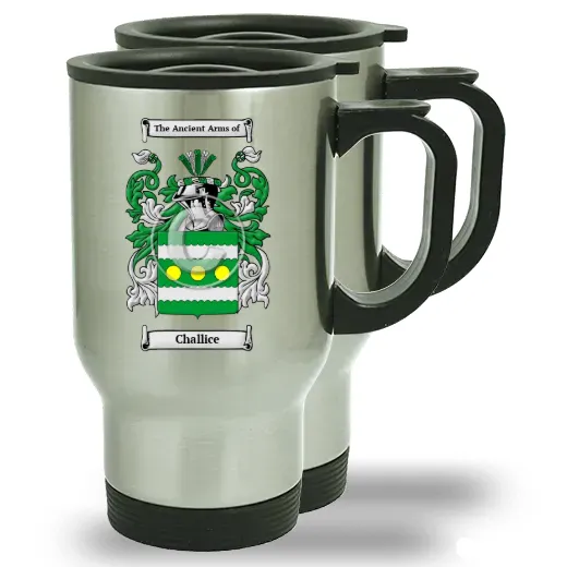 Challice Pair of Steel Travel Mugs