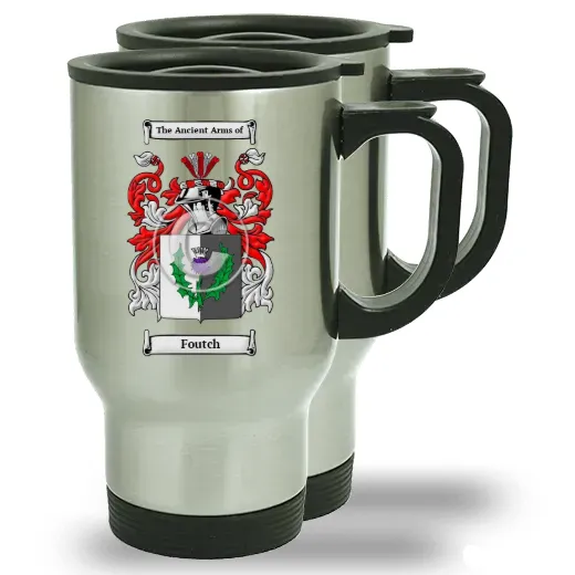 Foutch Pair of Steel Travel Mugs