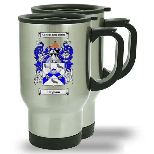 Hayham Pair of Steel Travel Mugs