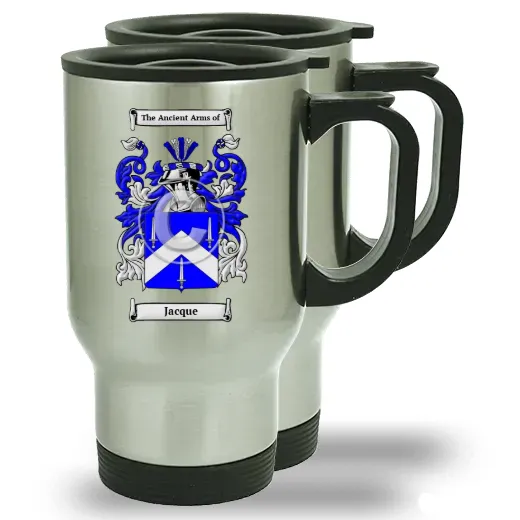 Jacque Pair of Steel Travel Mugs