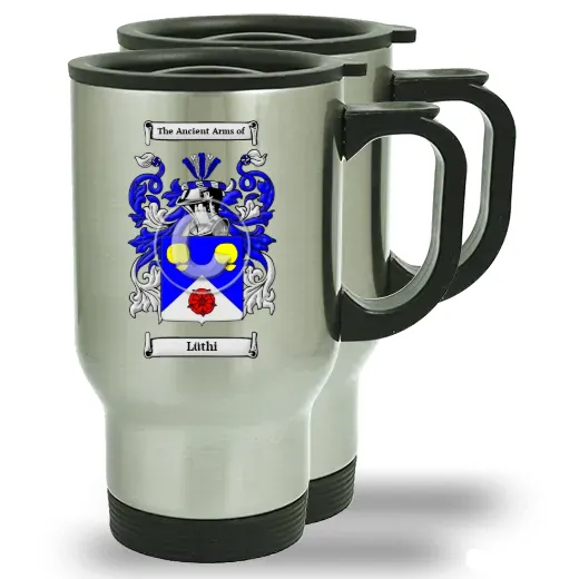Lüthi Pair of Steel Travel Mugs