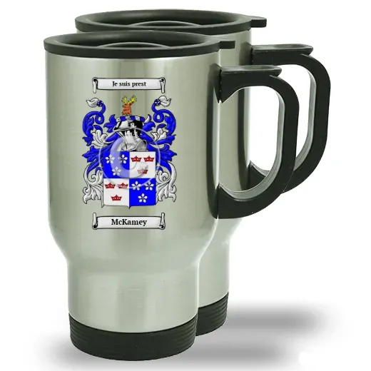 McKamey Pair of Steel Travel Mugs