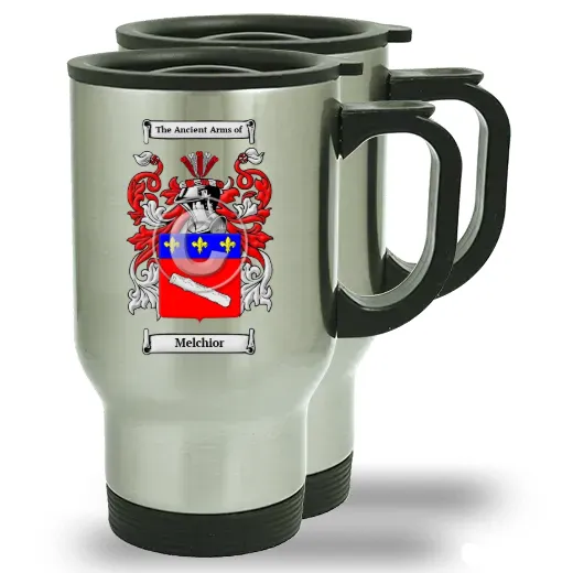 Melchior Pair of Steel Travel Mugs