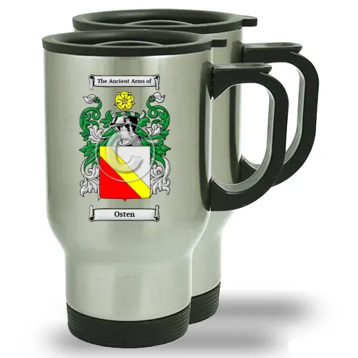 Osten Pair of Steel Travel Mugs