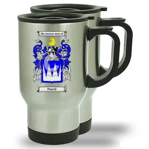 Parcel Pair of Steel Travel Mugs