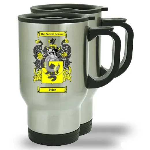 Price Pair of Steel Travel Mugs