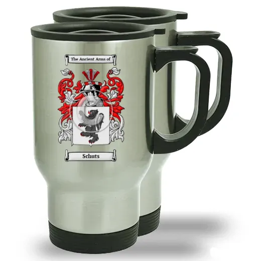 Schuts Pair of Steel Travel Mugs