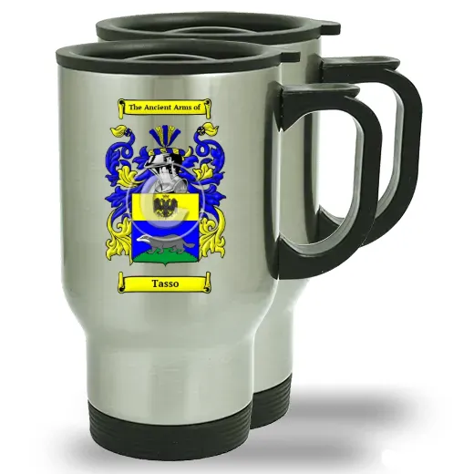Tasso Pair of Steel Travel Mugs