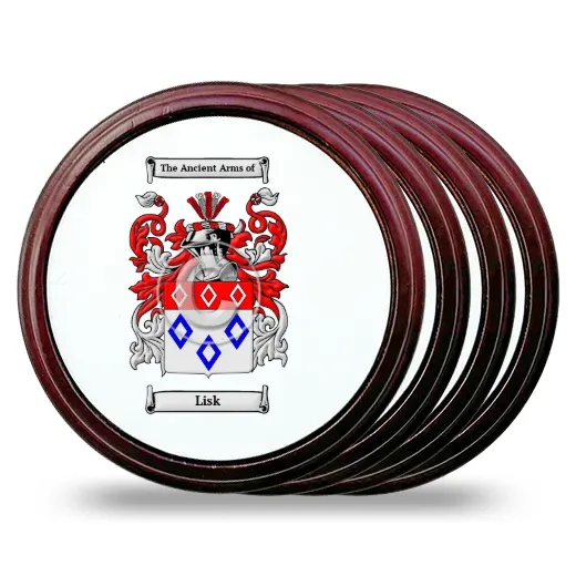 Lisk Set of 4 Coasters