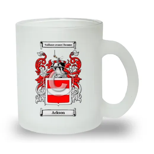 Ackson Frosted Glass Mug