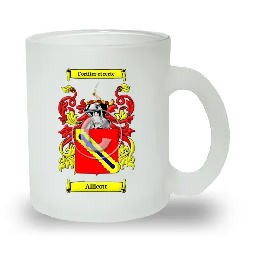 Allicott Frosted Glass Mug