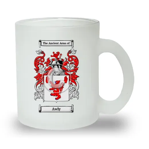 Awly Frosted Glass Mug