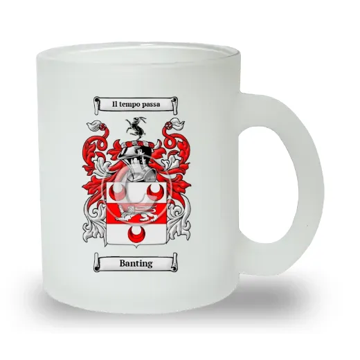 Banting Frosted Glass Mug