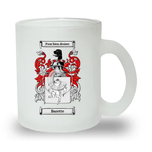 Barette Frosted Glass Mug