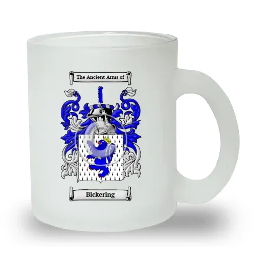 Bickering Frosted Glass Mug
