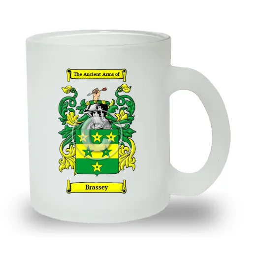 Brassey Frosted Glass Mug