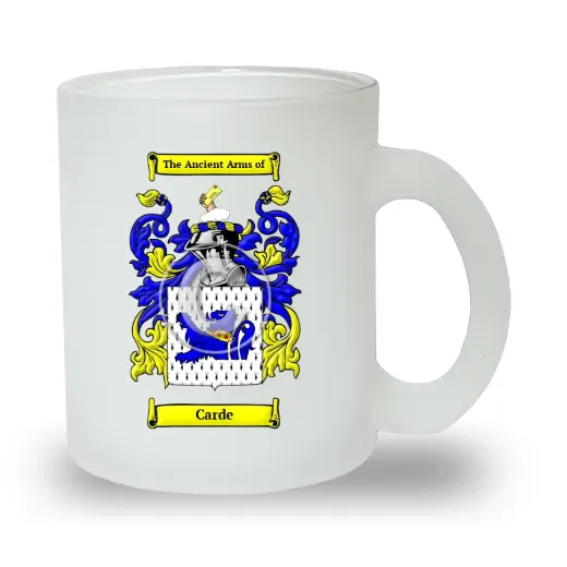 Carde Frosted Glass Mug