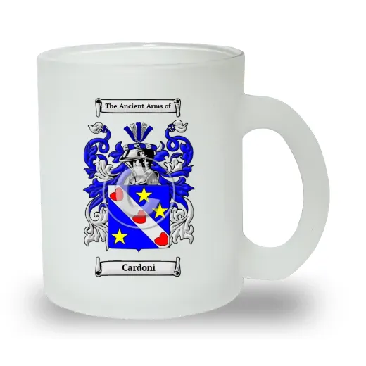 Cardoni Frosted Glass Mug