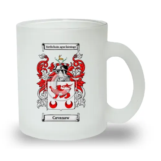 Cavanaw Frosted Glass Mug