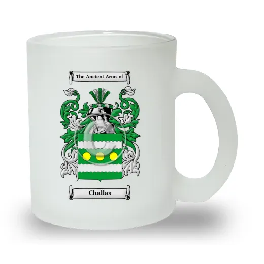 Challas Frosted Glass Mug