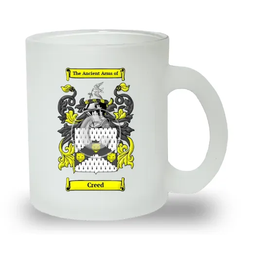 Creed Frosted Glass Mug
