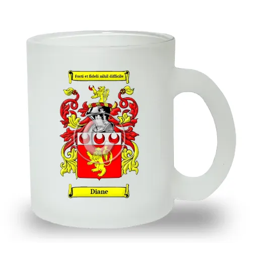 Diane Frosted Glass Mug